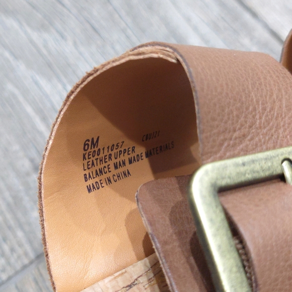 KORK EASE Women’s Taige Brown w/ Leather Strap, 6M, Platform Heel - Picture 10 of 16